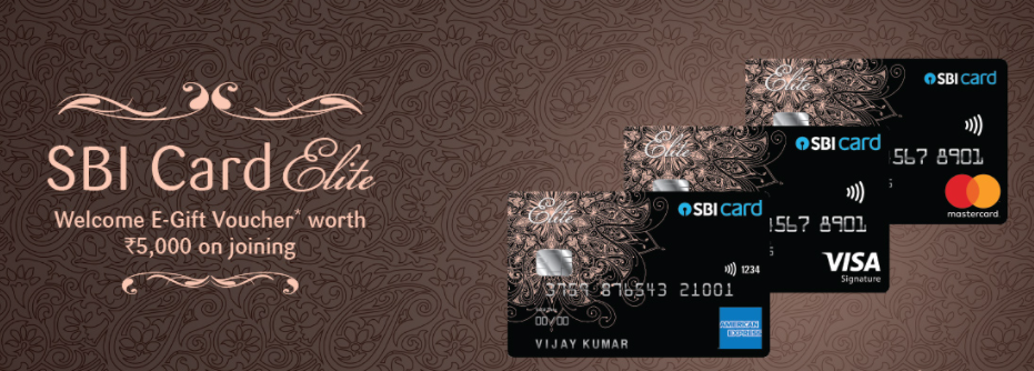 SBI Elite credit card banner