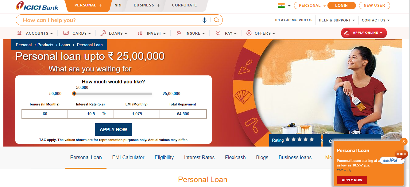 personal loan banner