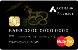 Axis Bank Privilege Credit Card