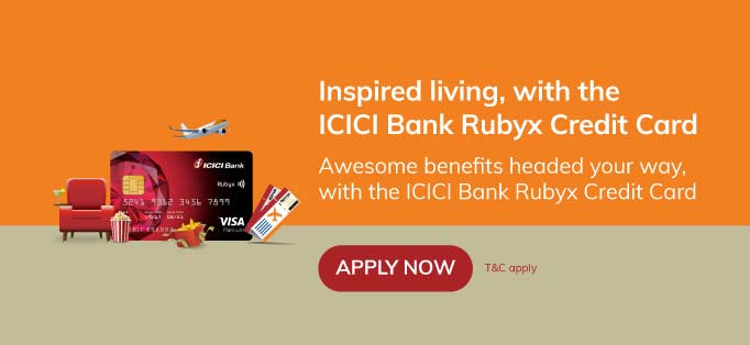 icici bank rubyx credit card banner